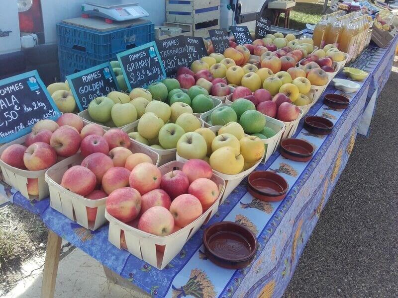Äpfel Früchte von Campredon Isle-sur-Lasorgue