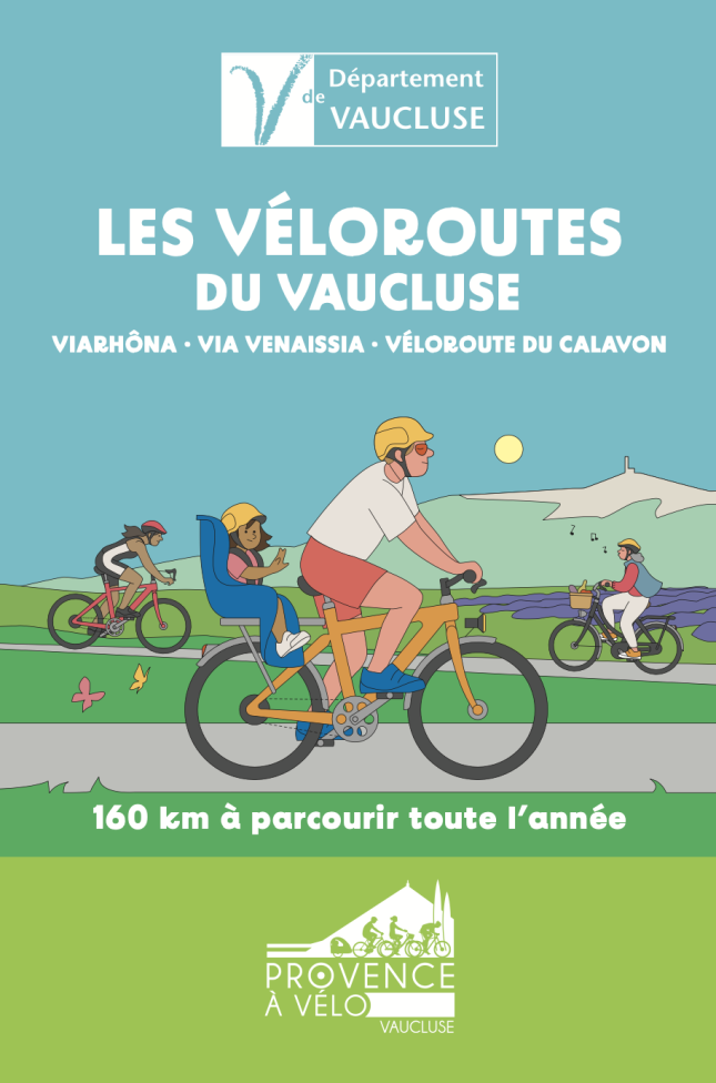 Carte Véloroutes Vaucluse - DE